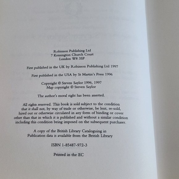 A Murder on the Appian Way by Steven Saylor - Picture 5 of 5